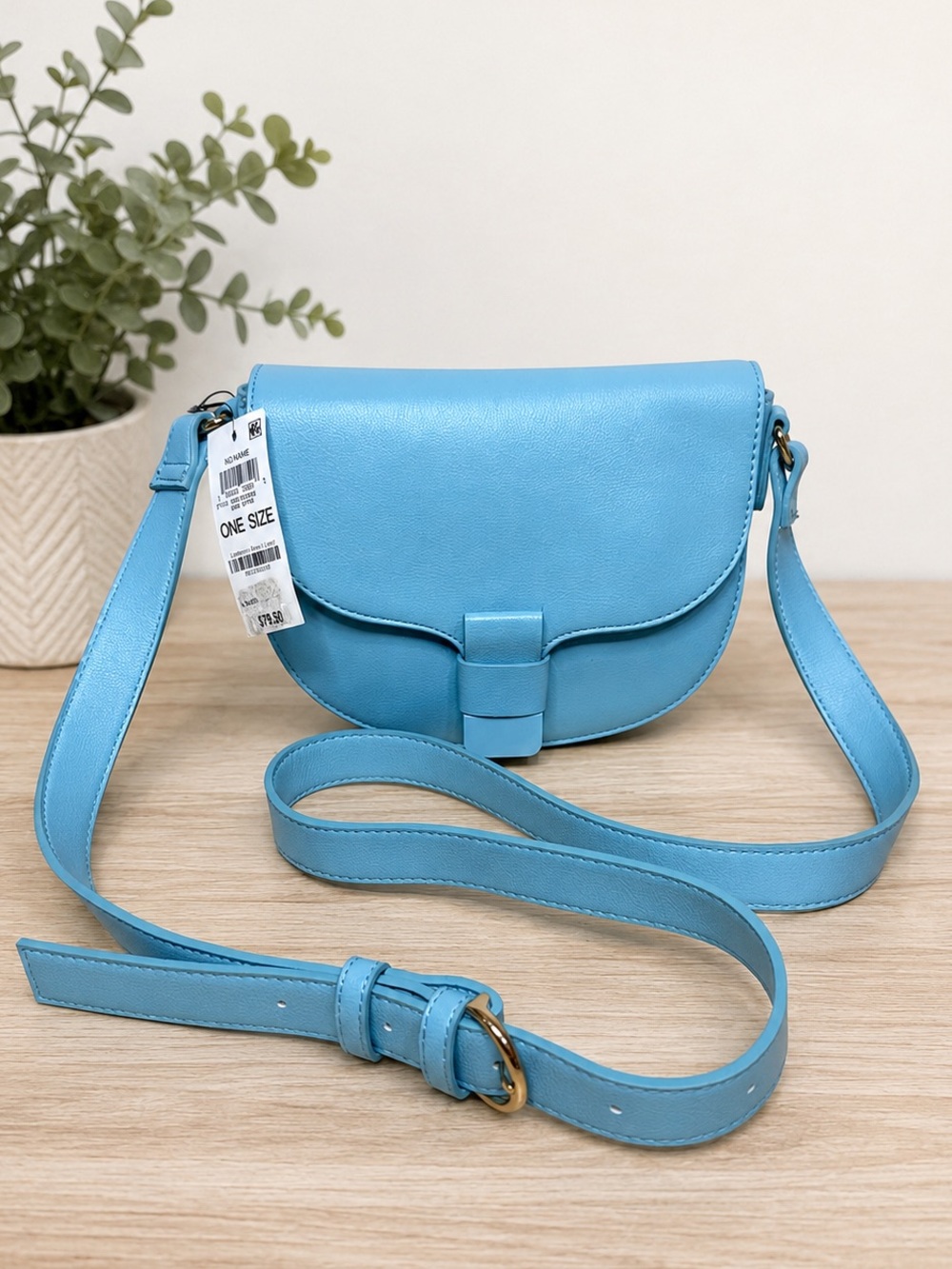 On 34th Blue Women's Crossbody Saddle Bag